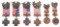 SPAN-AM WAR US VETERAN ORG. MEMBERSHIP BADGES