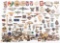 WWI - COLD WAR US HOMEFRONT PINS & INSIGNIA