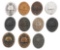 WWI - WWII GERMAN SILVER & BLACK WOUND BADGES