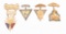 KNIGHTS OF PYTHIAS MEMBERSHIP & TRUSTEE BADGES