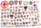 WWII AMERICAN RED CROSS PATCH, PINS & INSIGNIA