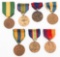 SPAN-AM WAR - WWI US SERVICE & CAMPAIGN MEDALS