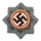 WWII GERMAN CROSS IN GOLD CLOTH BULLION EMBROIDERY
