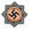 WWII GERMAN CROSS IN GOLD CLOTH BULLION EMBROIDERY