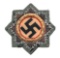 WWII GERMAN CROSS IN GOLD CLOTH BULLION EMBROIDERY