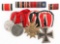 WWII GERMAN MEDAL BAR & RIBBON BARS