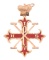 14K GOLD MASONIC RED CROSS OF CONSTANTINE MEDAL