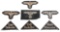 WWII GERMAN WAFFEN SS EAGLES & BDM TRIANGLES