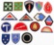WWII - POST WAR US THEATER MADE BULLION PATCHES