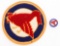 WWII USAAF 37th PHOTO-RECON SQ PATCH & BADGE