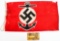 WWII GERMAN WATER SPORTS FLAG & INSURANCE SIGN