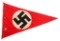 WWII GERMAN NSDAP PENNANT FLAG