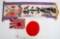 WWII IMPERIAL JAPANESE SEND OFF BANNER & FLAGS