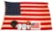 WWII USAAF TYPE A-11 HELMET, FLAGS & MAPS