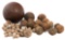 DUG RELIC CANNON BALLS, GRAPE SHOT & CANISTER SHOT