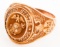 WWII USMC 10K GOLD SIGNET RING