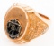 WWII US NAVY 10K GOLD SIGNET RING