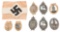 REENACTOR WWI - WWII GERMAN BADGES & ARMBAND