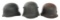 REFURBISHED WWII GERMAN COMBAT HELMETS