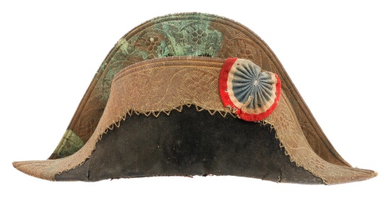 19th C. FRENCH GENERAL BICORN HAT