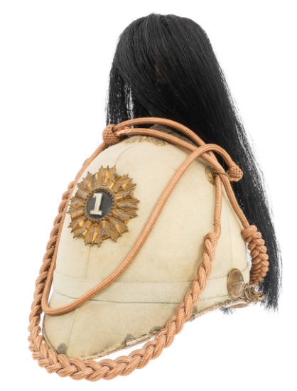 19th C. US NATIONAL OR STATE GUARD PITH HELMET