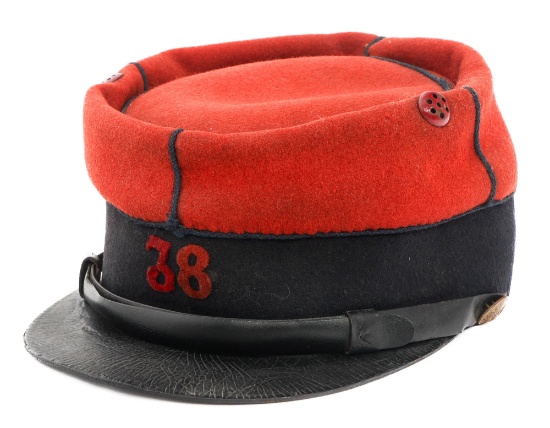 WWI FRENCH 38th REGIMENT MODEL 1884 KEPI