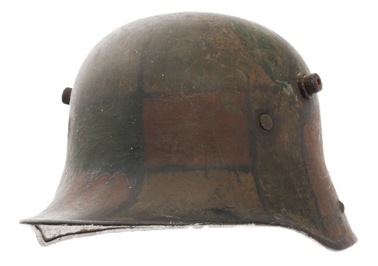 WWI IMPERIAL GERMAN M16 CAMO COMBAT HELMET SHELL