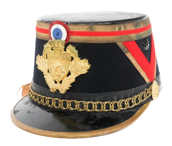 WWII FRENCH M1931 FRENCH REPUBLICAN GUARD SHAKO
