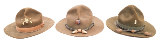 WWII US ARMY CAMPAIGN HATS