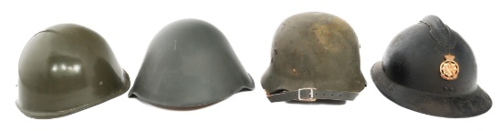 WWII - COLD WAR WORLD MILITARY COMBAT HELMETS