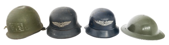 WWII - COLD WAR WORLD MILITARY HELMETS