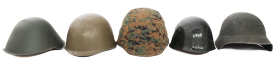WWII - COLD WAR WORLD MILITARY COMBAT HELMETS