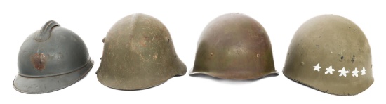 WWII - COLD WAR WORLD MILITARY HELMETS