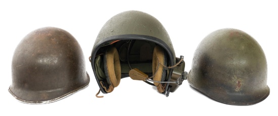 KOREAN WAR - VIETNAM WAR US M1 & CVC T56 HELMET