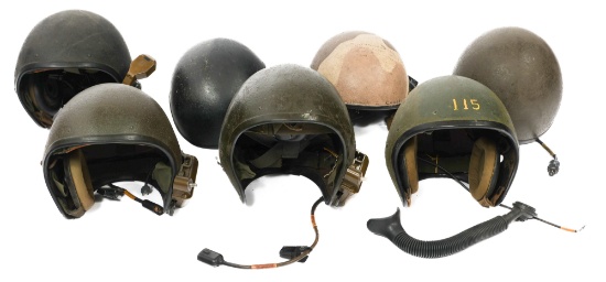 VIETNAM WAR - GULF WAR US T56 & DH-132 CVC HELMETS