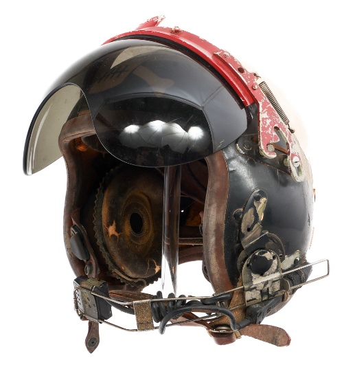 COLD WAR USAF P-1B FLIGHT HELMET WITH P-3 VISOR