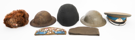 WWI - CURRENT WORLD MILITARY HEADGEAR
