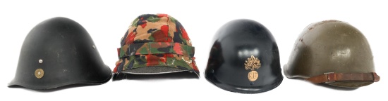 WWII - COLD WAR WORLD MILITARY COMBAT HELMETS