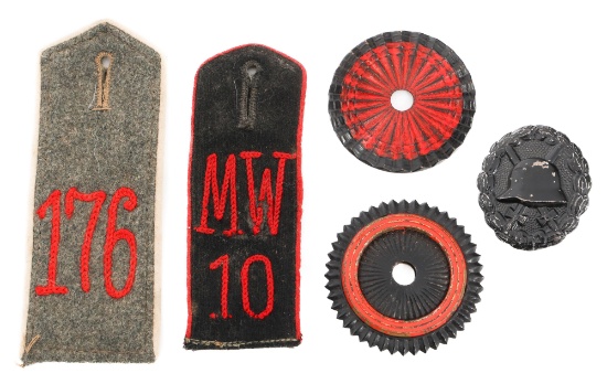 WWI IMPERIAL GERMAN BLACK WOUND BADGE & INSIGNIA