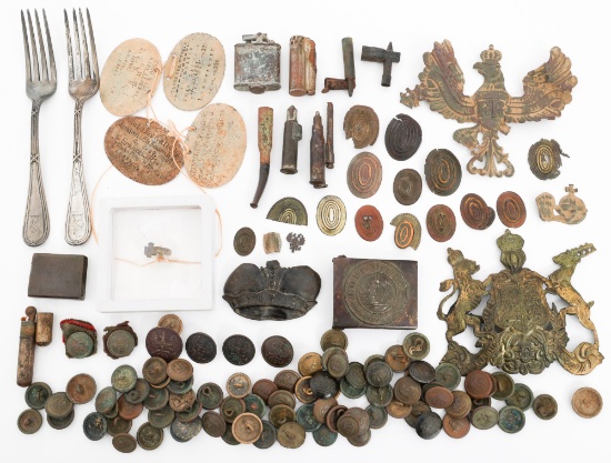 WWI IMPERIAL GERMAN & RUSSIAN DUG RELICS