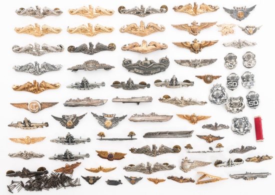 WWII - COLD WAR US NAVY BADGES