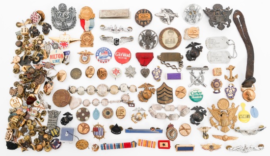WWII - COLD WAR US ARMED FORCES INSIGNIA BONANZA