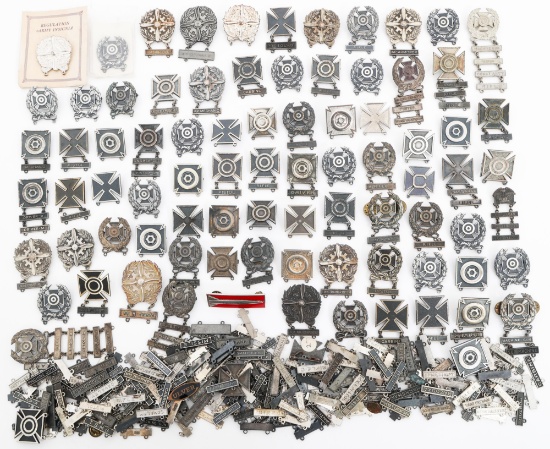 WWII - COLD WAR US ARMY MARKSMANSHIP BADGES