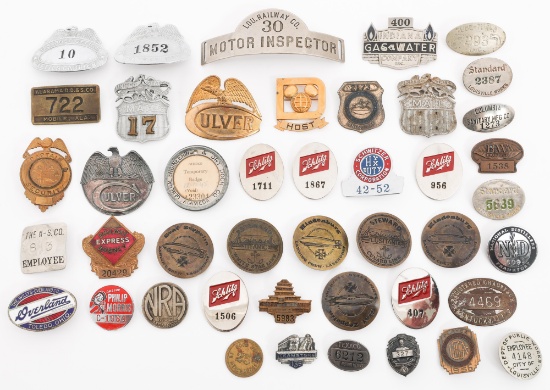 OBSOLETE US CIVILIAN & WORKER ID BADGES & PINS
