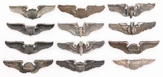 WWII USAAF 3" QUALIFICATION WINGS