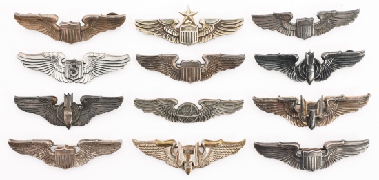 WWII USAAF 3" QUALIFICATION WINGS