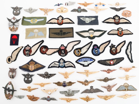 WWII - CURRENT WORLD MILITARY WINGS, BADGES & PINS