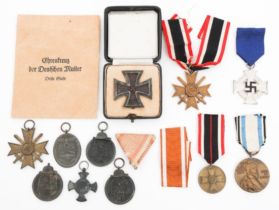 IMPERIAL GERMAN - WWII IRON CROSS & MEDALS