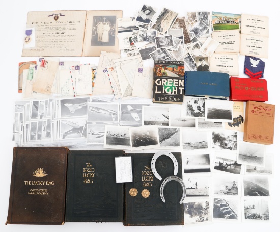 WWII - COLD WAR US PURPLE HEART & PHOTOGRAPHS