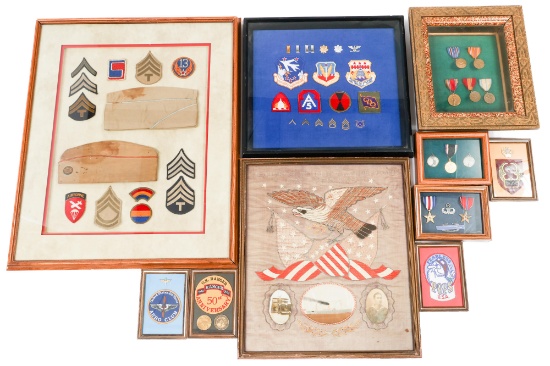 SPAN-AM WAR - COLD WAR US MEDAL & PATCH GROUPINGS